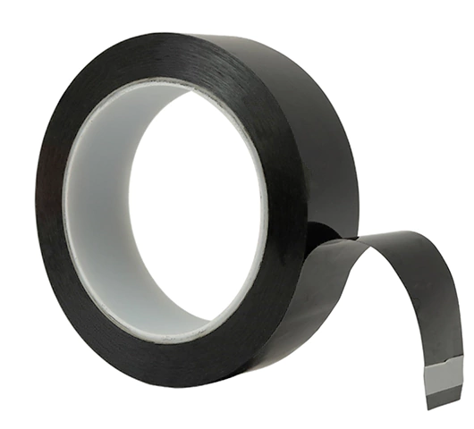 Black PET base double-sided tape 0.03mm thick